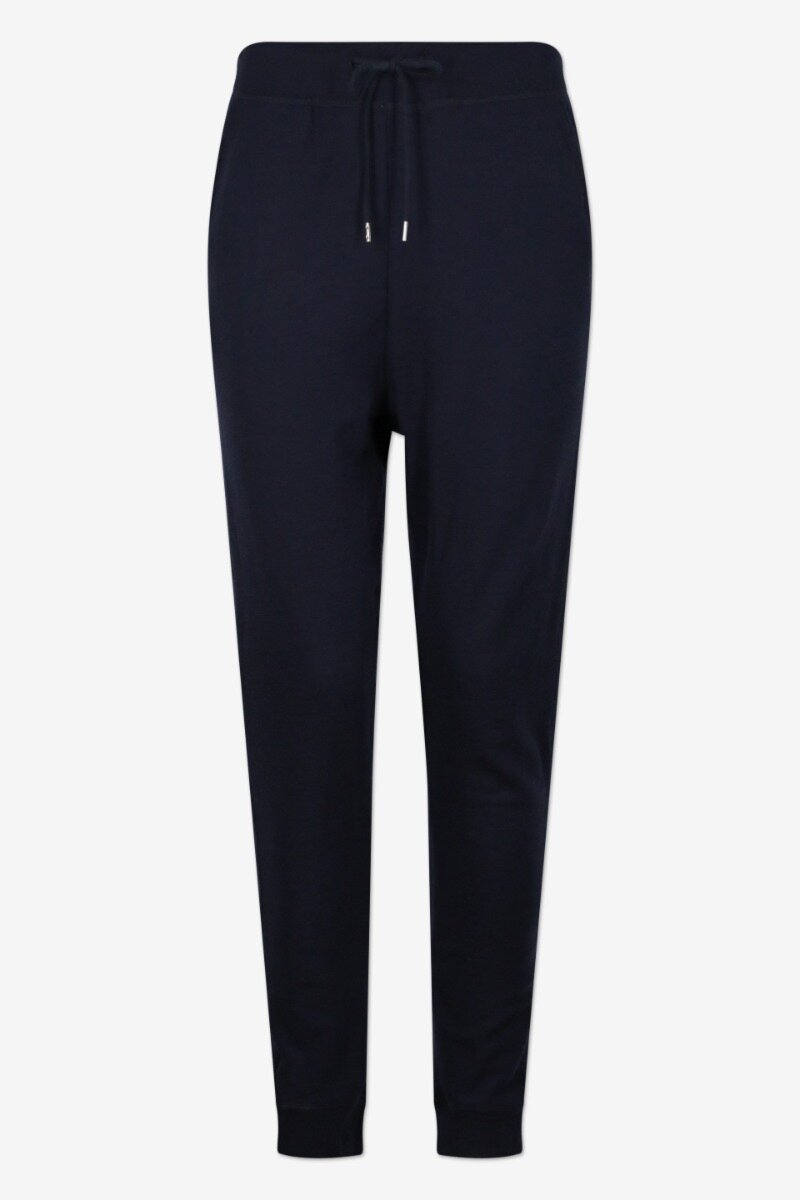 Wilja Trousers Night Sky Classic and soft sweatpants with drawstring in waist - front image