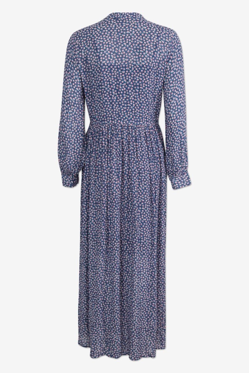 Stacia Print Dress Hockney field  - back image