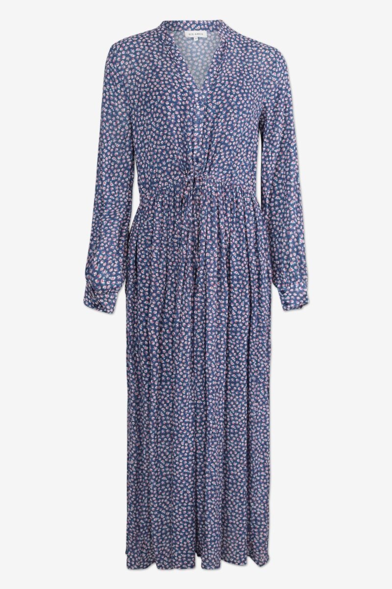 Stacia Print Dress Hockney field  - front image