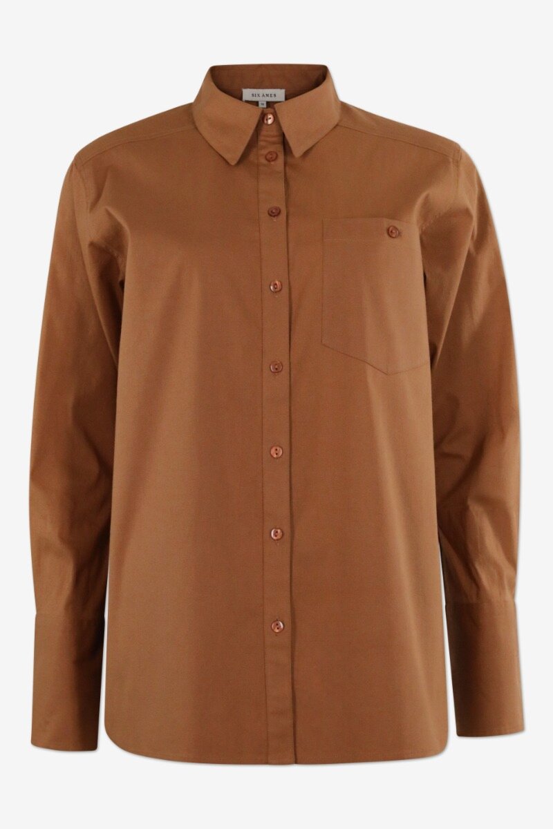 Tine Shirt Chipmunk Classic, tailored shirt with button closure and a chest pocket at the front - front image