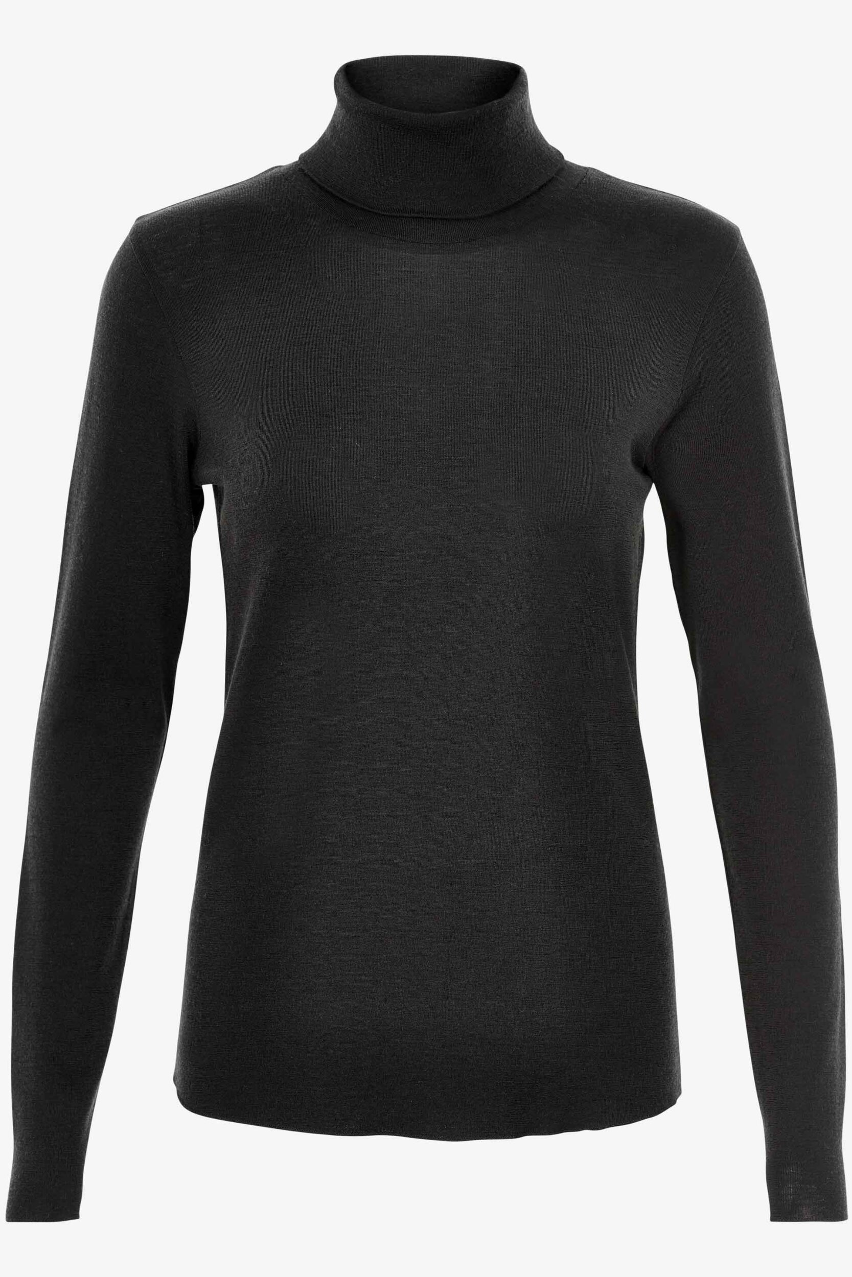 Wendy Sweater black Perfect classic rollneck - front image